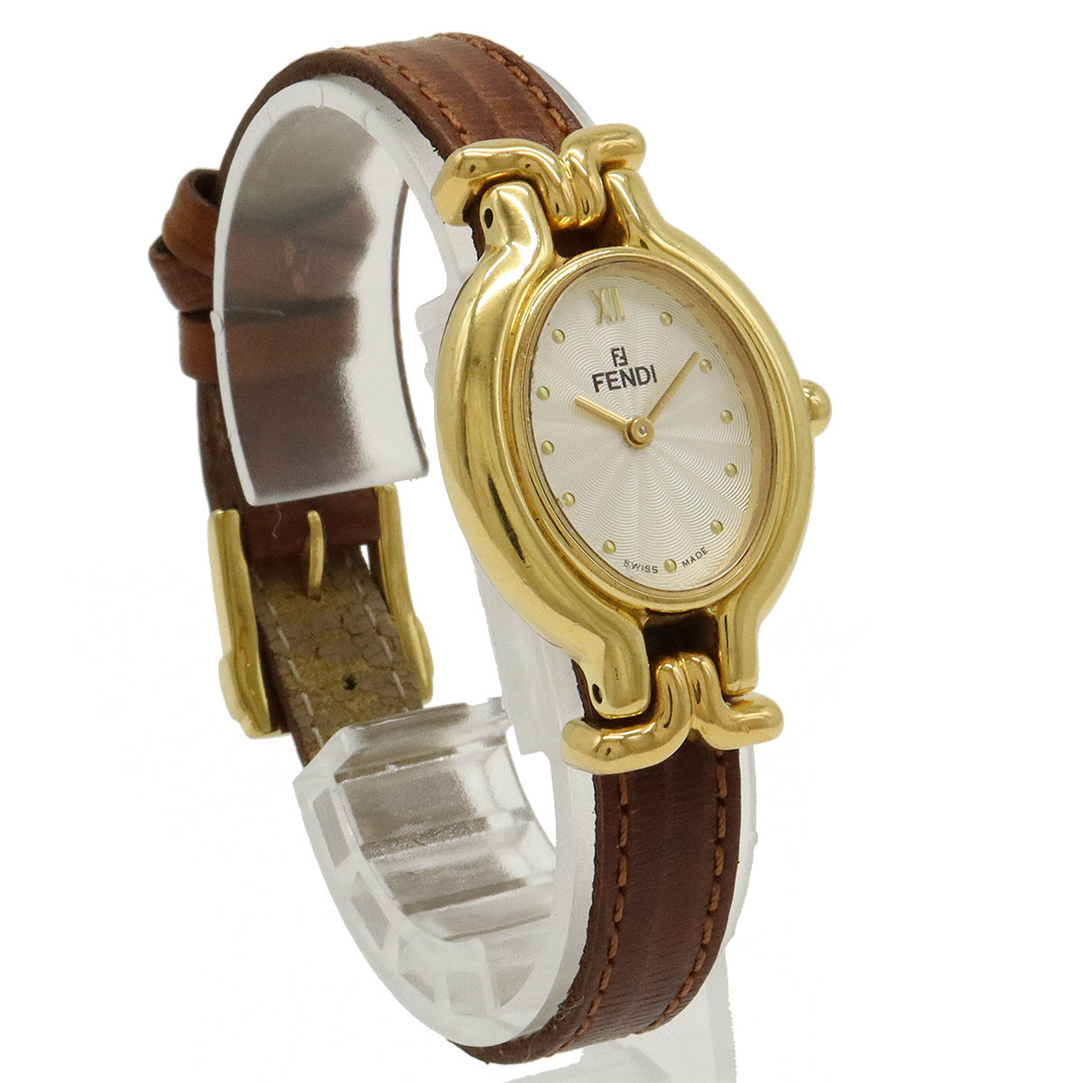 楽天市場】FENDI フェンディ チェンジベルト GP 革ベルト シルバー文字