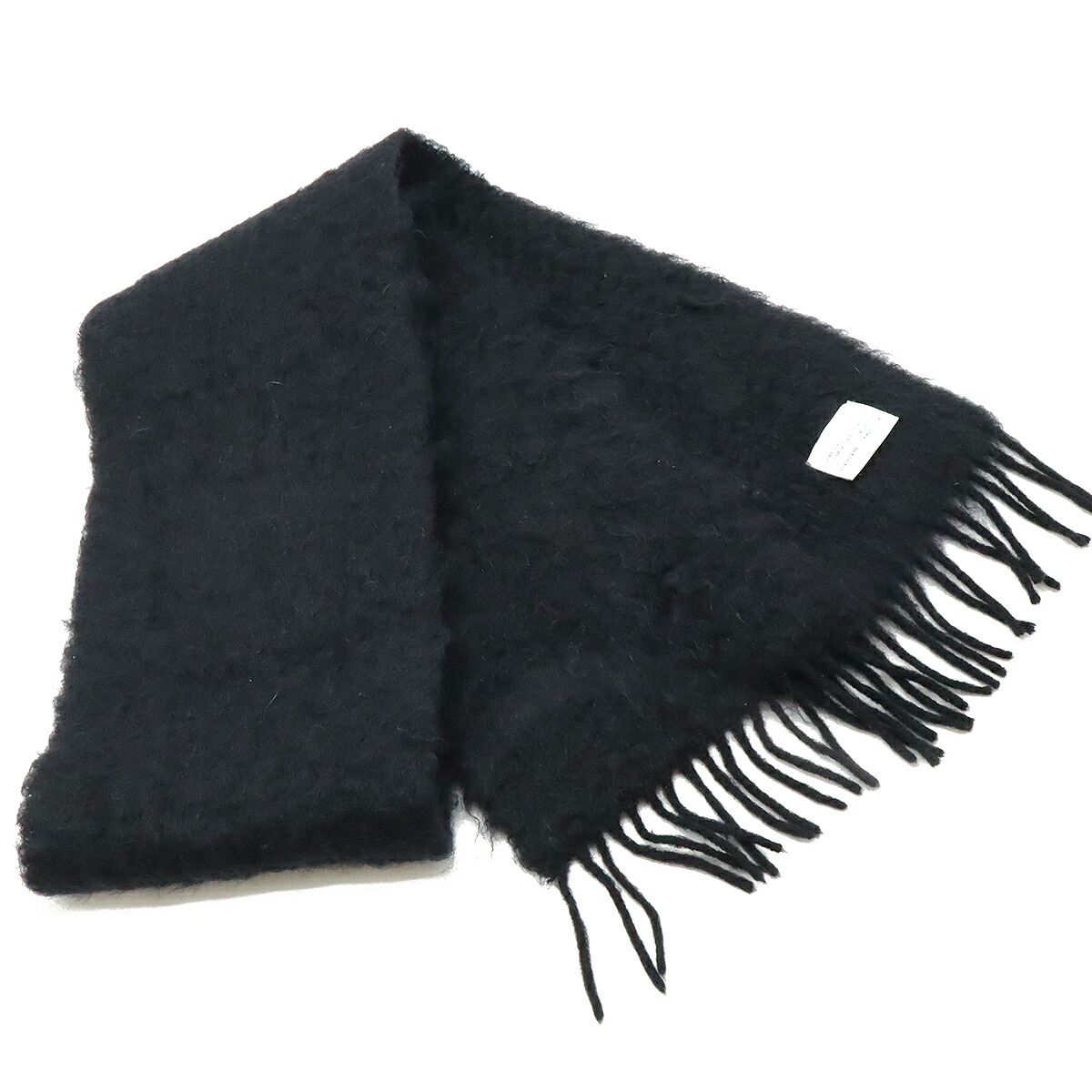 LOEWE モヘアマフラー 黒 LOEWE モヘア マフラー ブラック ロエベ