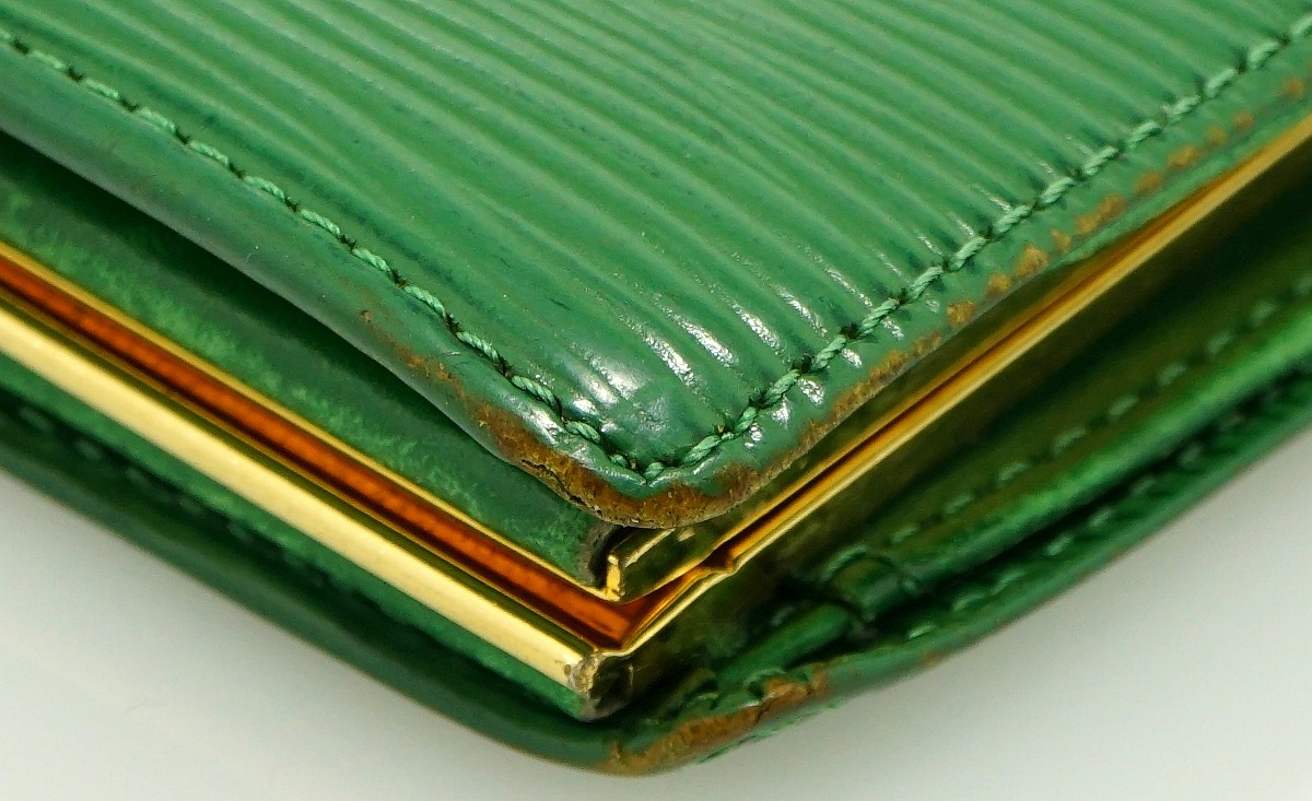 楽天市場】【財布】LOUIS VUITTON ルイ ヴィトン エピ 2つ折 がま口