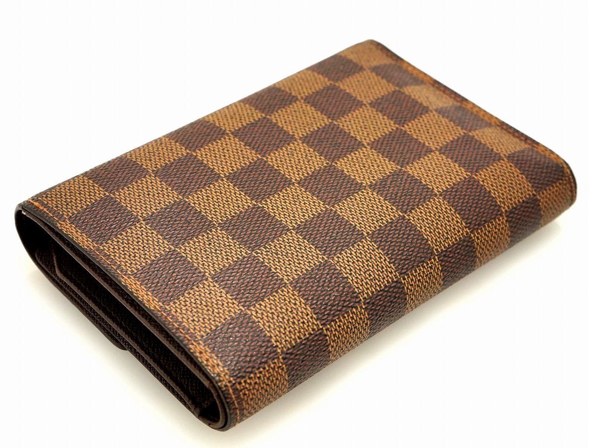楽天市場】【財布】LOUIS VUITTON ルイ ヴィトン ダミエ ポルト