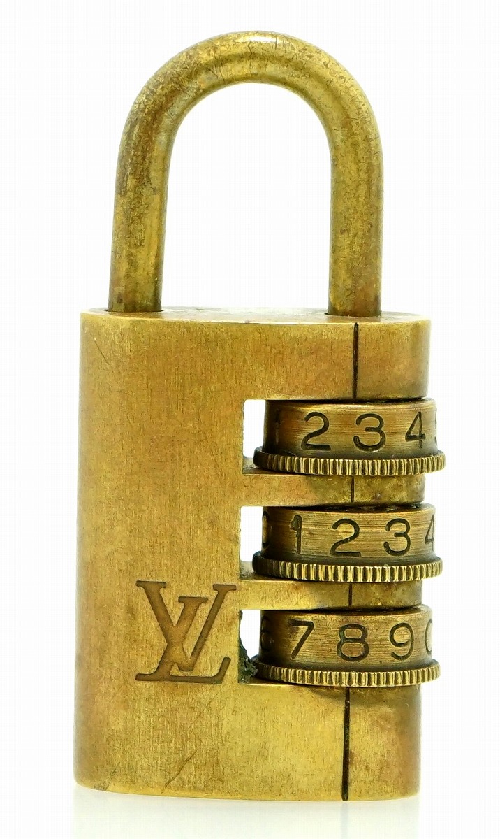 AA827 ルイヴィトン ダイヤル式 パドロック 鍵 南京錠 カデナ 超美品