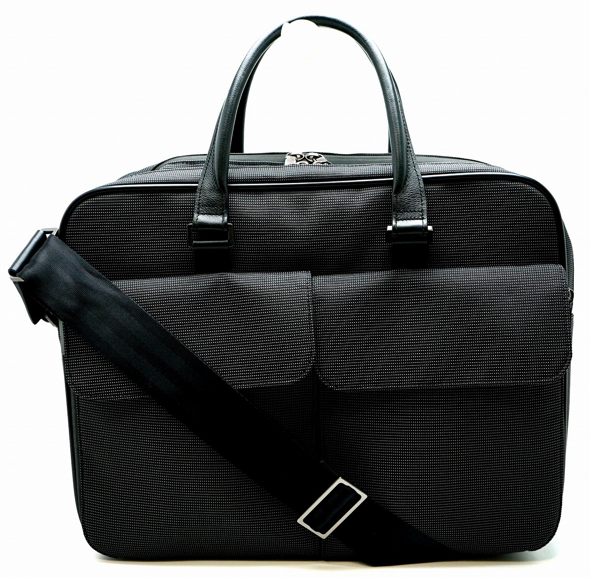 良品 dunhill AVORITIES ガーメントバッグ2way ブラック 良品 dunhill