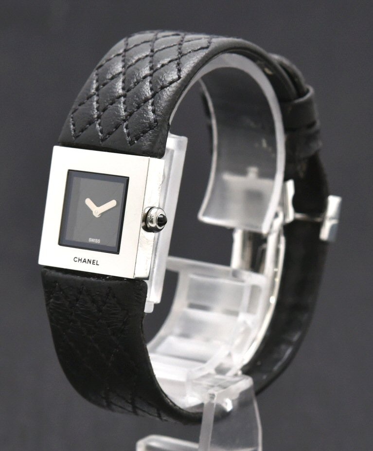 楽天市場】【ウォッチ】CHANEL シャネル マトラッセ SS 革ベルト