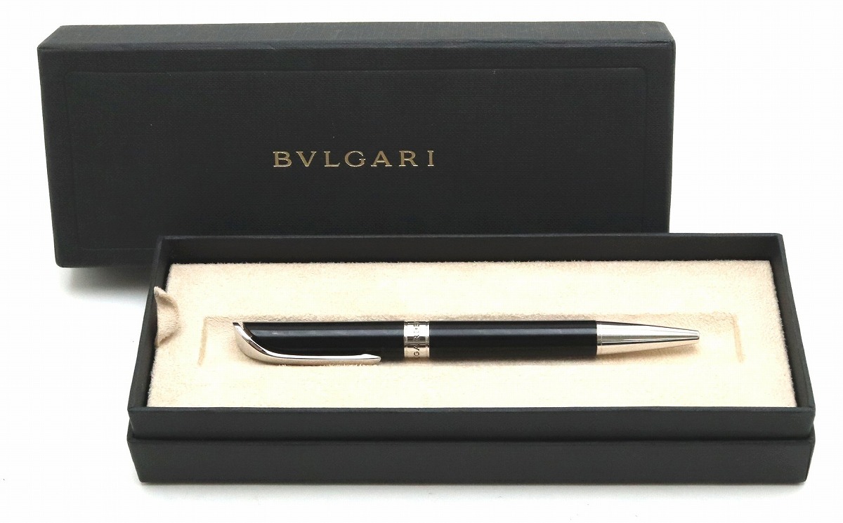 楽天市場】BVLGARI ブルガリ ボールペン ブラック SV925 シルバー
