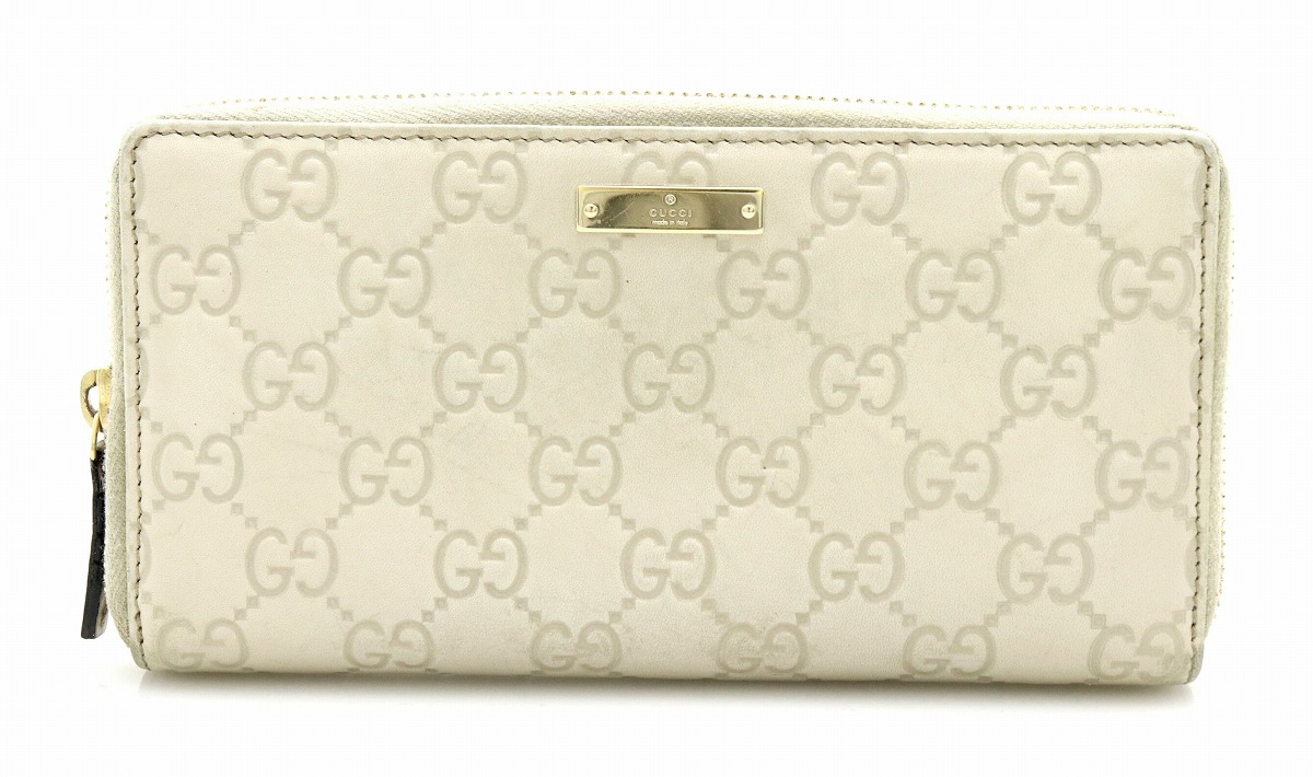 楽天市場】【財布】GUCCI グッチ グッチシマ ロゴプレート ラウンド