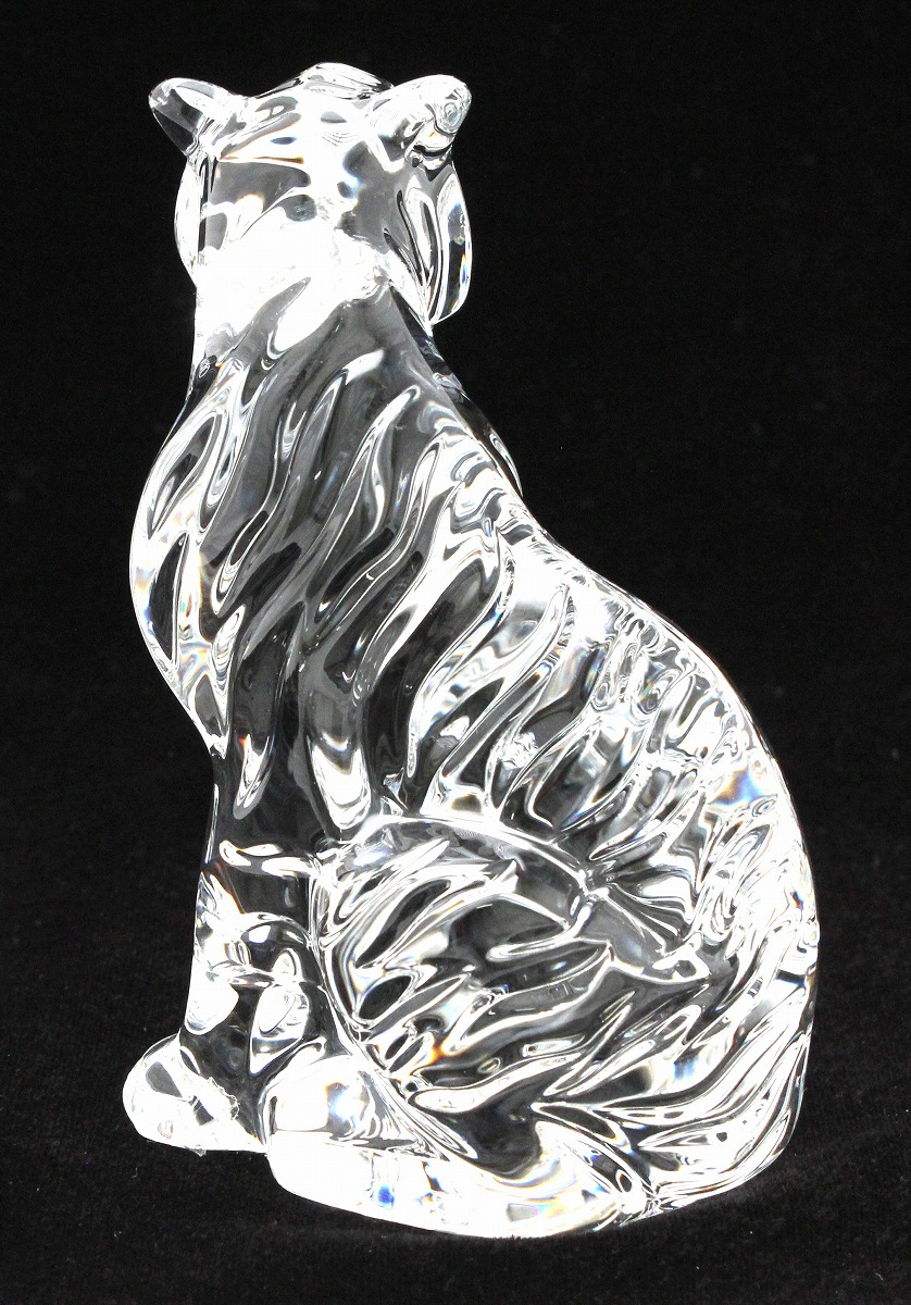 Baccarat クリスタル製 虎の置物 バカラ クリスタル 干支 寅 トラ
