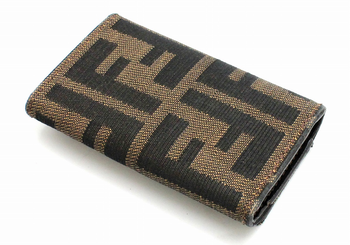 Fendi キーケース レザー キャンバス 【公式通販】