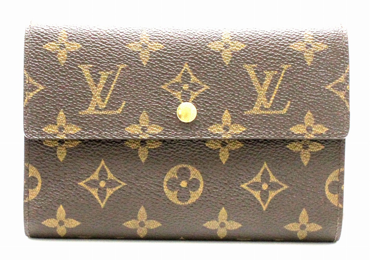 楽天市場】【財布】LOUIS VUITTON ルイ ヴィトン モノグラム ポルト