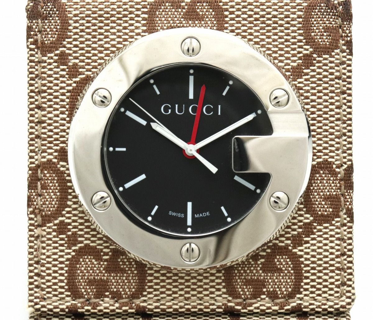 楽天市場】GUCCI グッチ ブラック文字盤 GGキャンバス SS トラベル