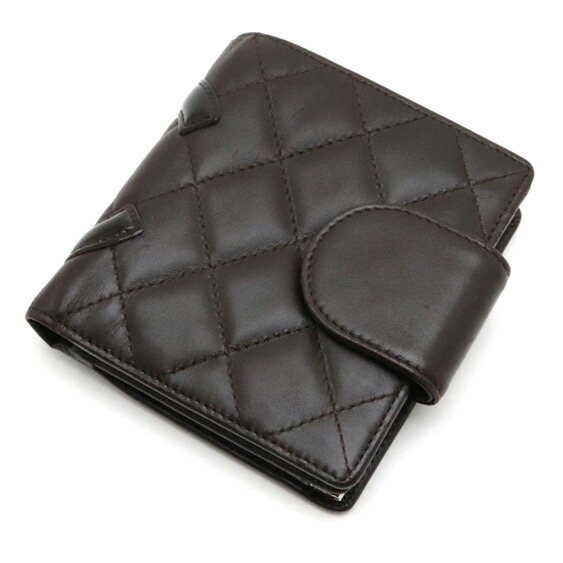 楽天市場】【財布】CHANEL シャネル カンボンライン がま口財布 ガマ口