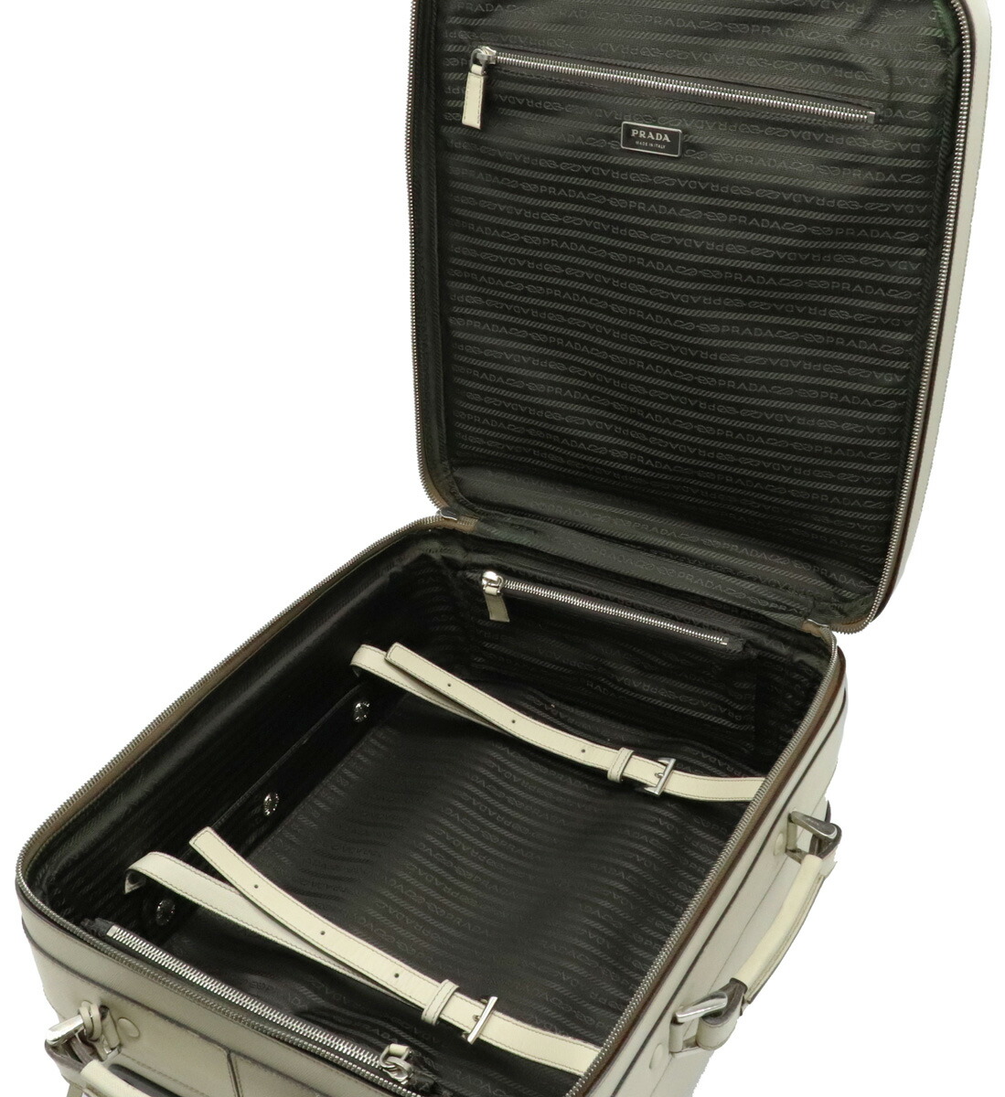 楽天市場】【バッグ】PRADA プラダ サフィアーノ キャリーバッグ