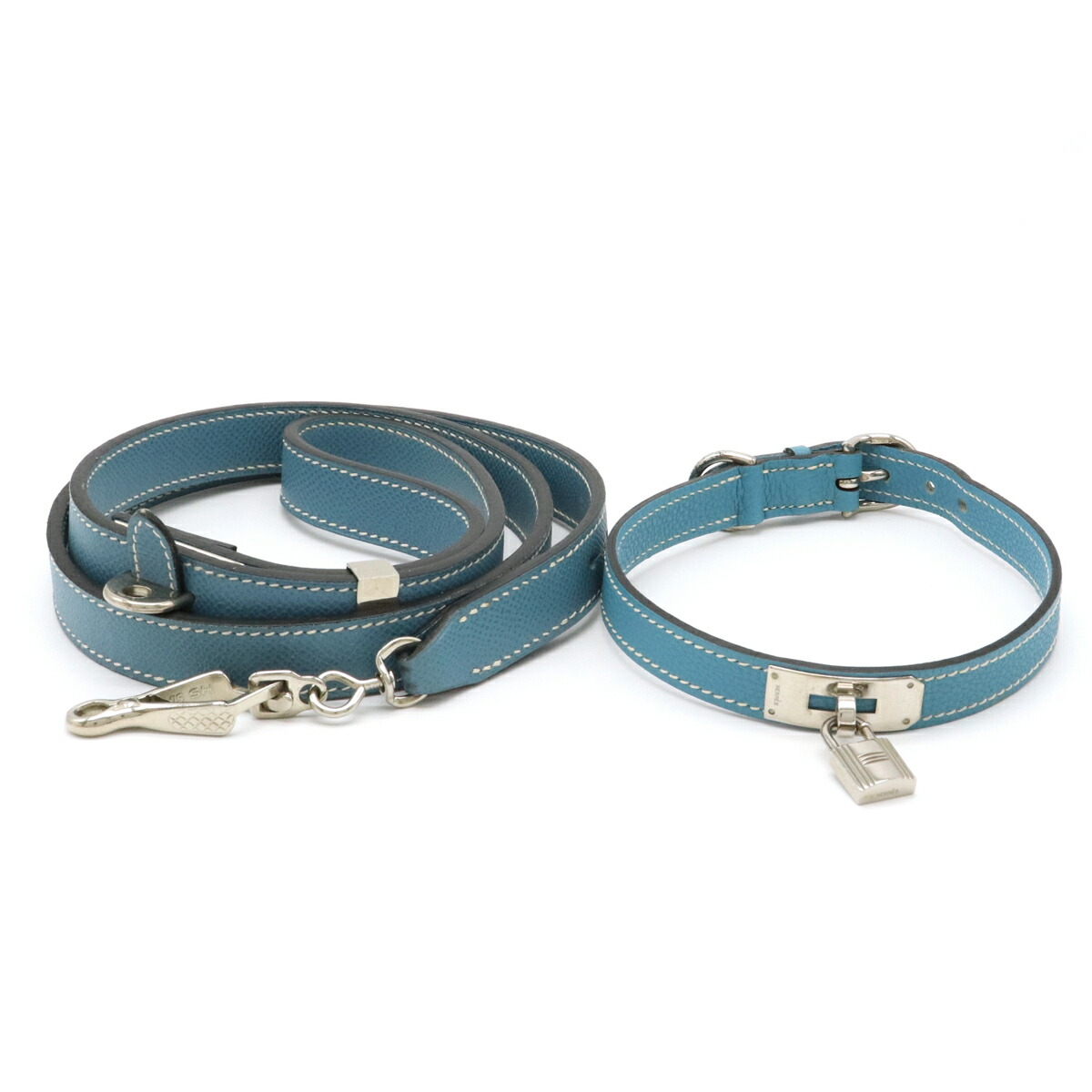 HERMES エルメスケリー首輪シルバー