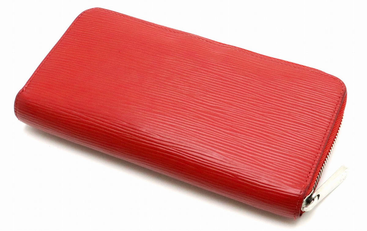 LOUIS VUITTON / ジッピー・ウォレット_エピ_RED/レザー/RED