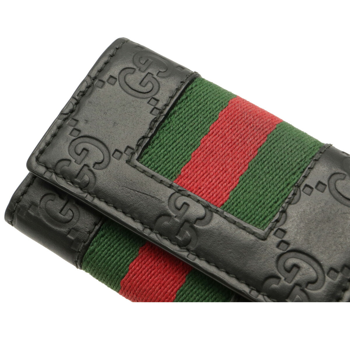 GUCCI[オールドグッチ]シェリーライン 6連キーケース 1連欠 中古
