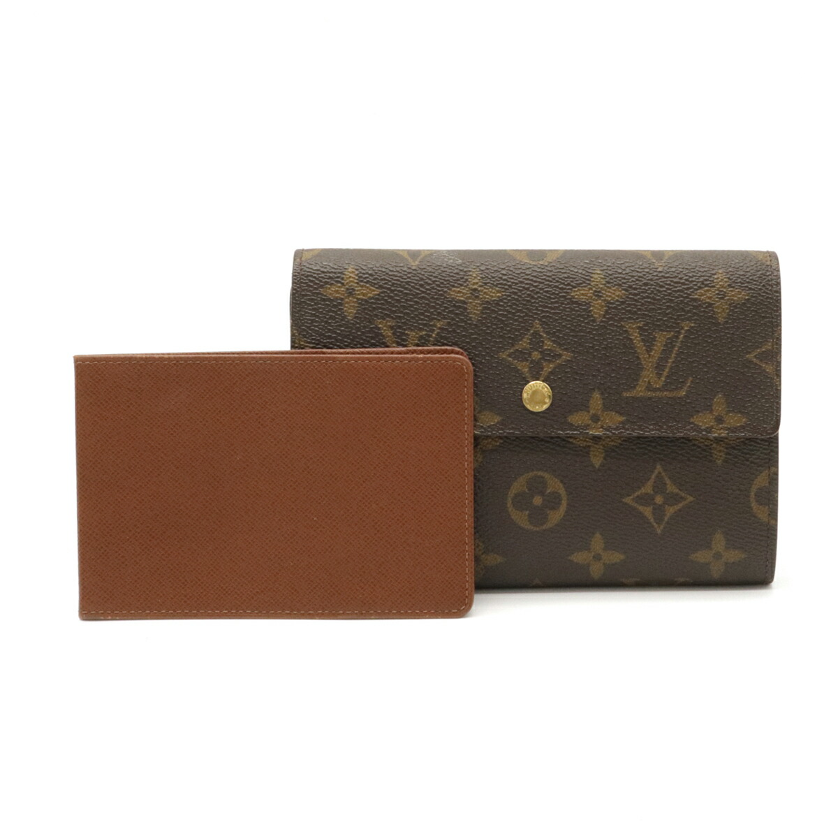 楽天市場】【財布】LOUIS VUITTON ルイ ヴィトン モノグラム ポルト