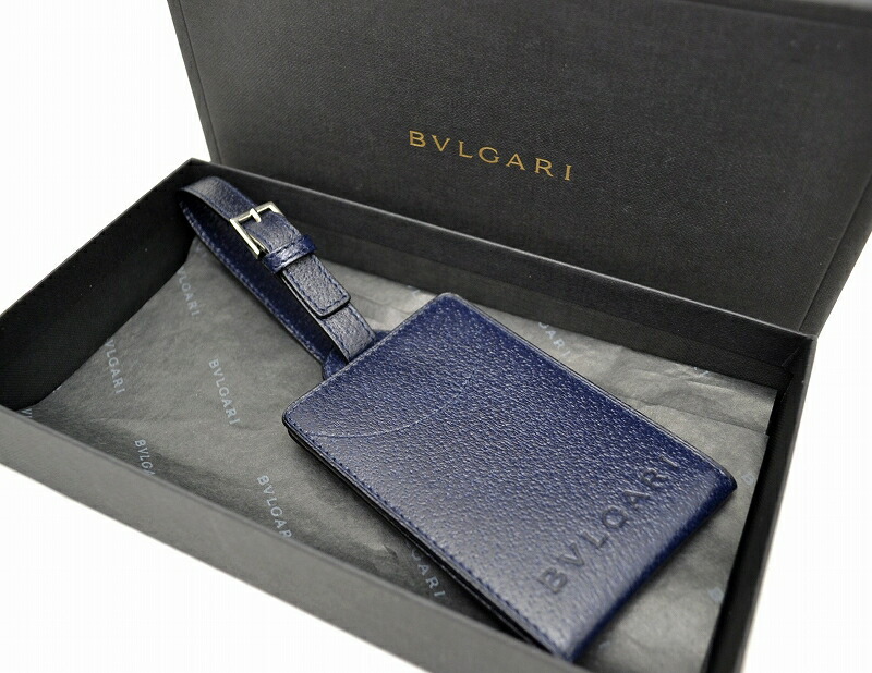 BVLGARI ストラップ レザー ライトブルー 新品 タグ 11491055.jpg