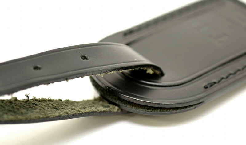 楽天市場】LOUIS VUITTON ルイ ヴィトン レザー ネームタグ 黒