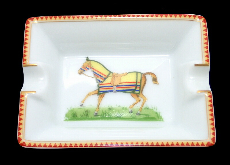 楽天市場】HERMES エルメス アッシュトレイ 灰皿 馬柄 ホースモチーフ