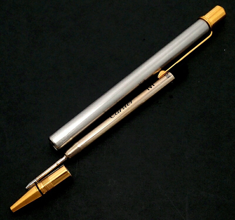 人気カラー・良品】カルティエ マスト ボールペン ST150054 シルバー