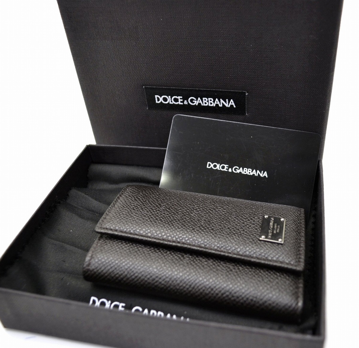 美品】ドルチェアンドガッバーナ レザー 6連 キーケース 黒 メンズ