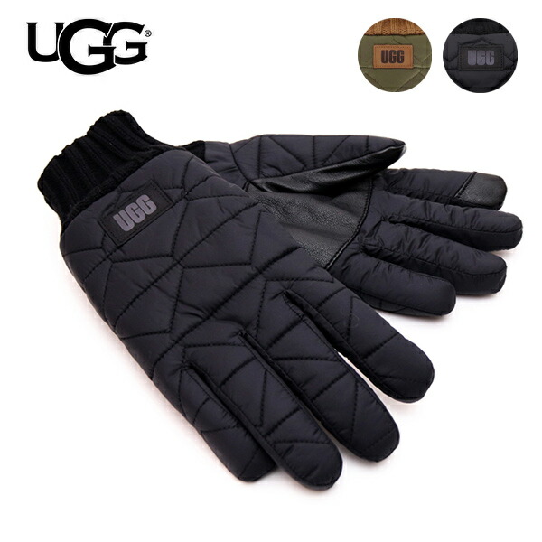 楽天市場】アグ【UGG】101054 QUILTED GLOVE メンズ MENS 手袋
