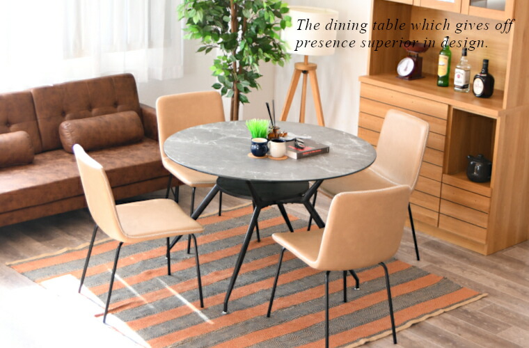 楽天市場】ダイニングテーブル ガラス 大理石柄 石目調 ストーン柄