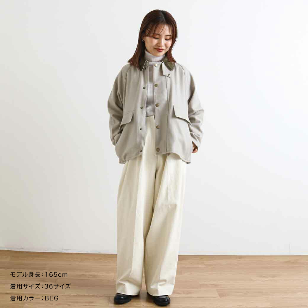 ボロウデイル】バブアー JAPAN SPECIALウールショートブルゾン 【公式