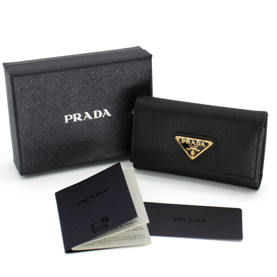 楽天市場】プラダ PRADA (1PG004 QHH)サフィアーノレザー キーケース