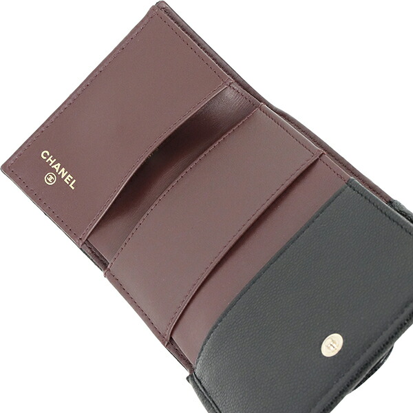 楽天市場】【新品】 シャネル 三つ折り財布 クラシック スモール