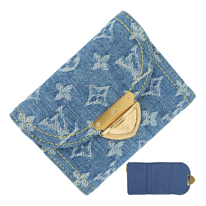 ルイヴィトン ヴィクトリーヌ アンプラント マリーヌ ネイビー 三