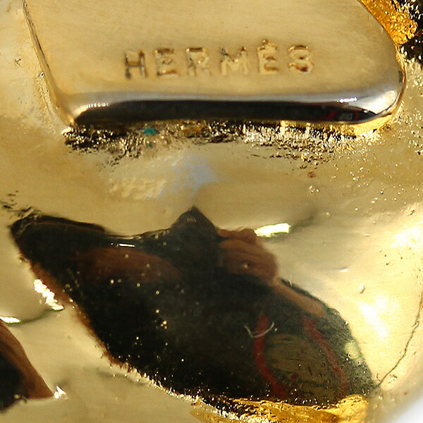 楽天市場】エルメス ブローチ エレファント 象 メタル GP ゴールド