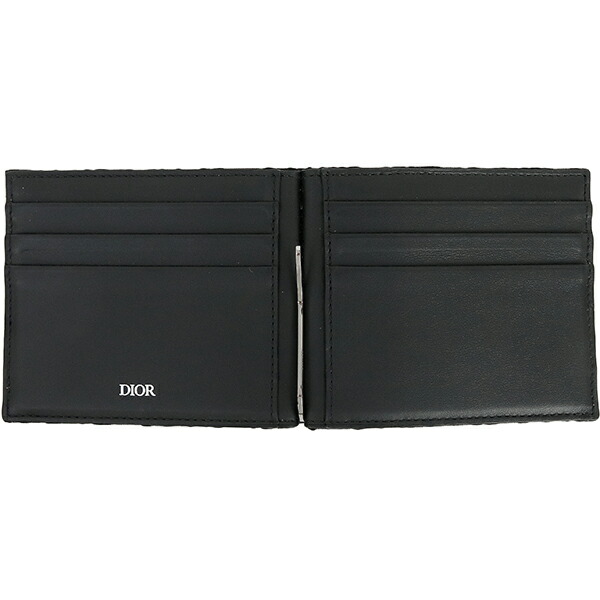 楽天市場】【10%OFF】 ディオール 二つ折り財布 札入れ マネークリップ