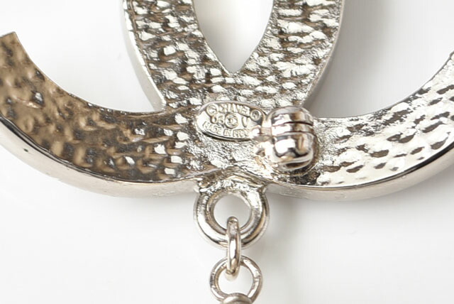 箱付き】CHANEL ブローチ 安全ピン ココマーク ストーン 01P 箱付き