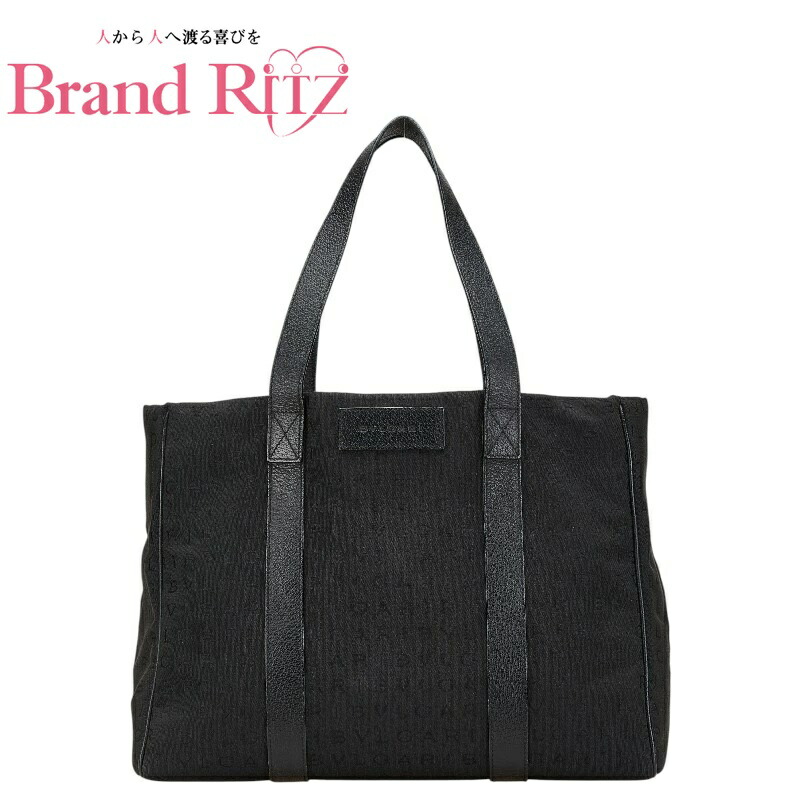 訳ありお得即決!!☆BVLGARI ブルガリ ロゴマニア キャンバス×レザー