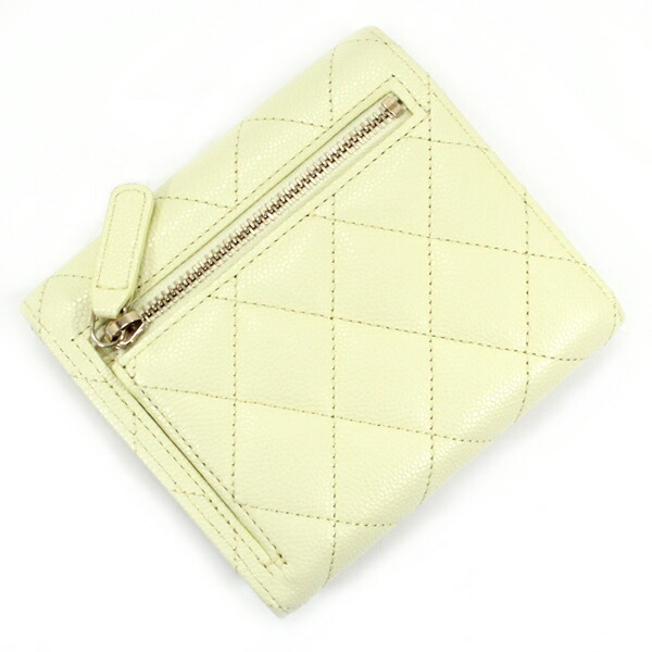 楽天市場】シャネル 三つ折り 財布 マトラッセ レザー キャビアスキン