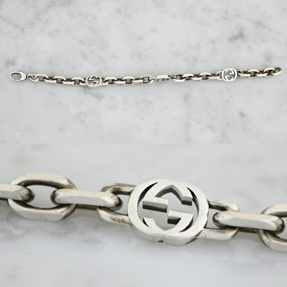 楽天市場】グッチ ブレスレット シルバーブレス メンズ レディース