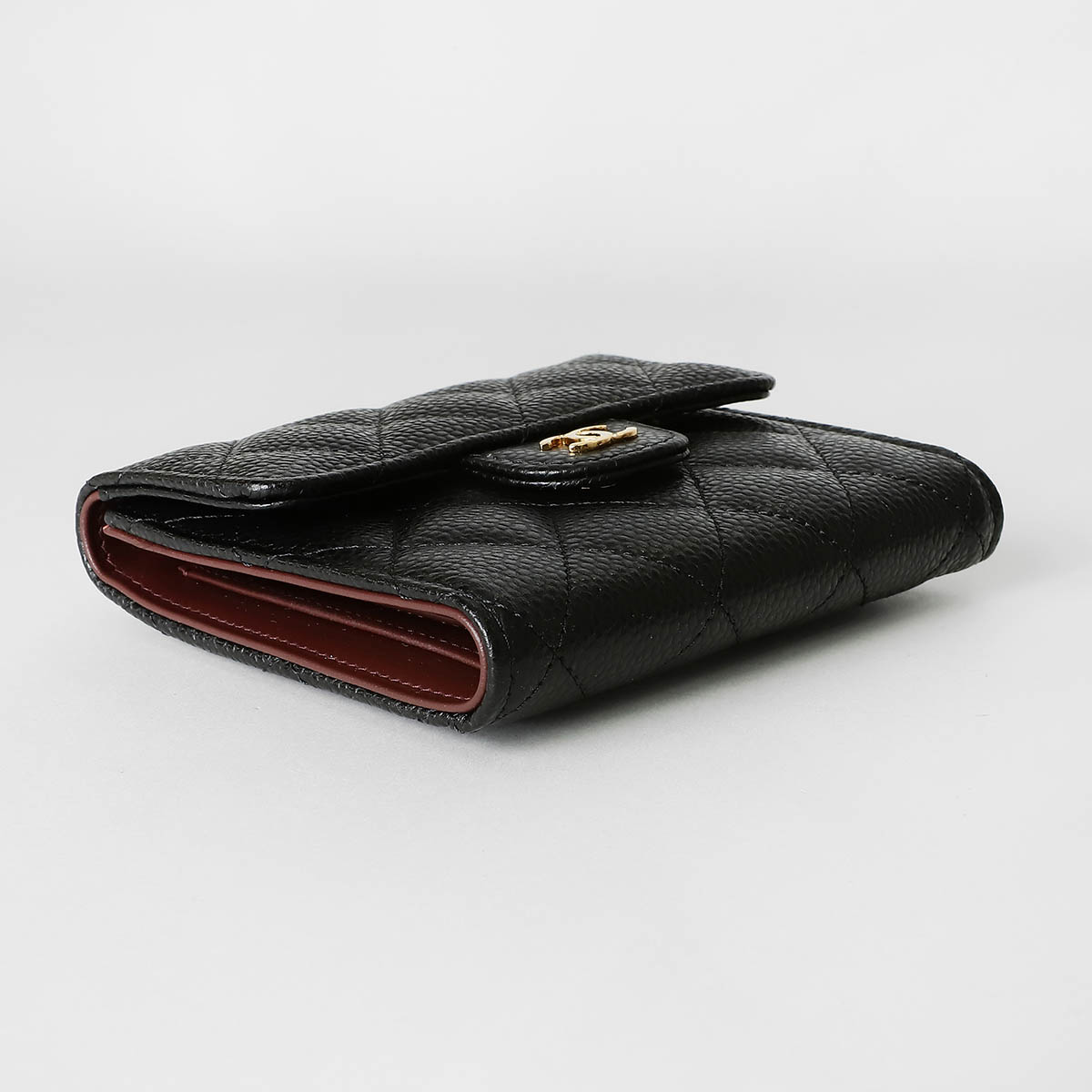 楽天市場】シャネル 2つ折り財布 CHANEL キャビアスキン CHANEL