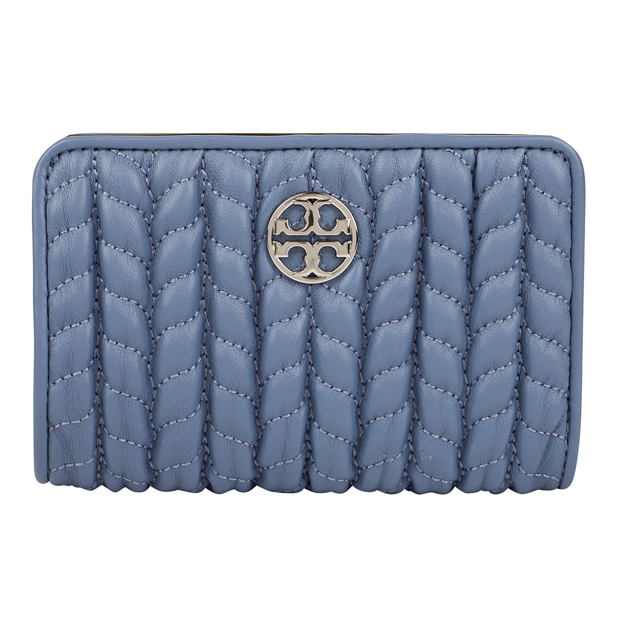 TORY BURCH トリーバーチ 2つ折り財布 レザー ライトブルー Tory Burch