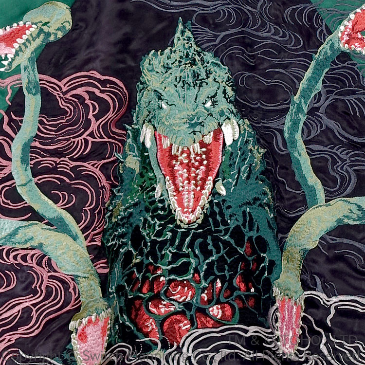 楽天市場】ゴジラ GODZILLA ビオランテ リバーシブルスカジャン GZSJ