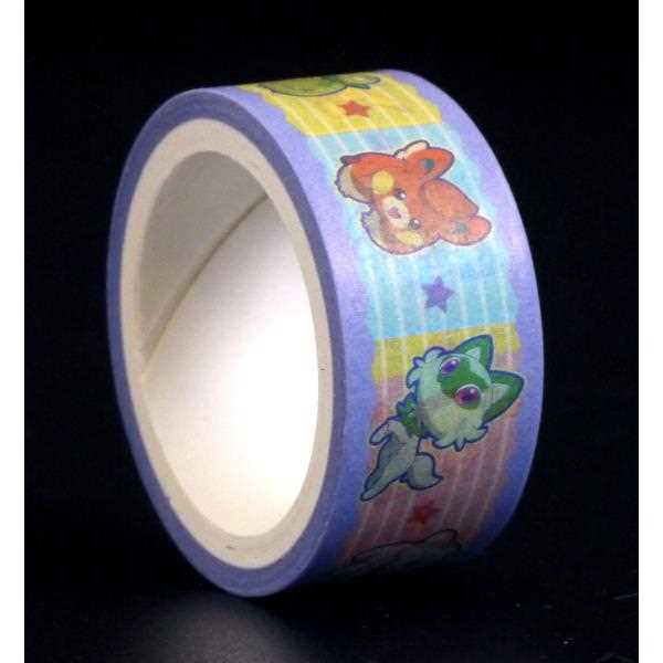 楽天市場】マスキングテープ ポケモンA 1.5cm×長さ3m (100円ショップ