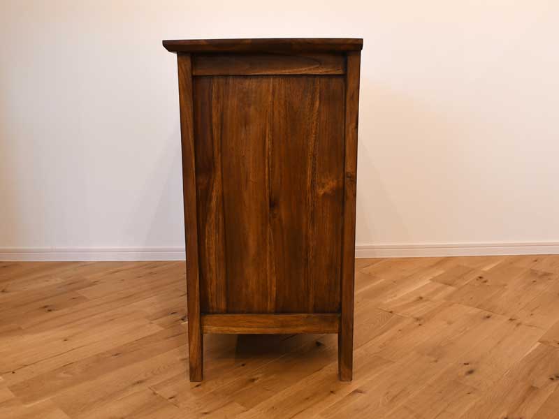 楽天市場】サイドボード チーク 無垢 88 アジアン 北欧 木製