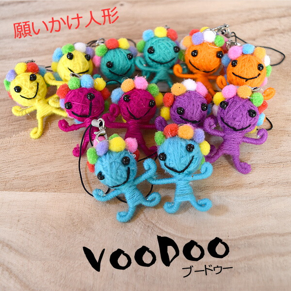 楽天市場】ブードゥー人形 プチブードゥー人形 ストラップ