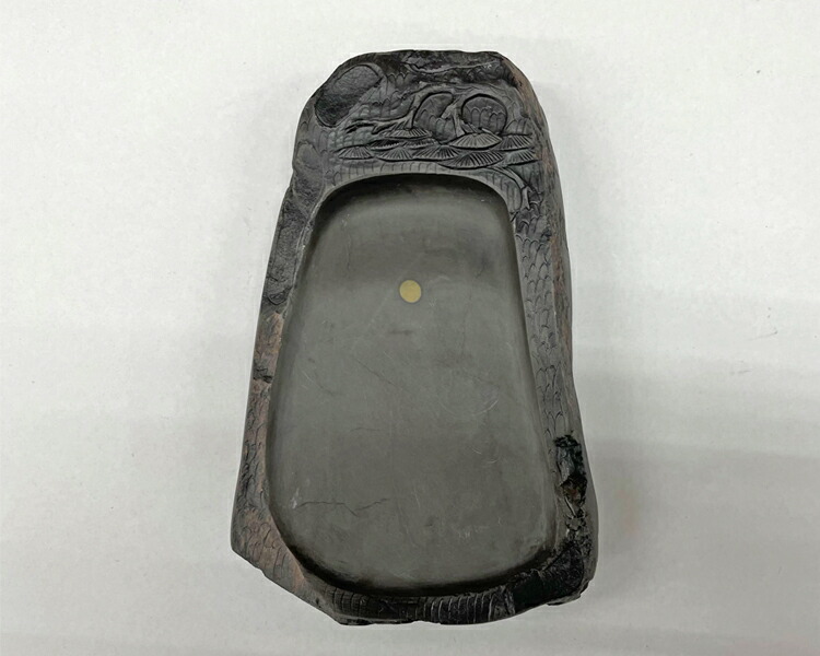 肇慶端渓石梅花坑有眼瓜文硯】 肇慶端渓石梅花坑有眼瓜文硯】