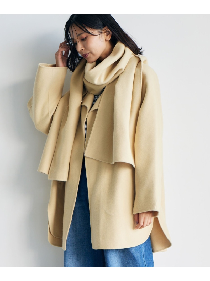 楽天市場】【SALE／40%OFF】ストール付きリバーコート BARNYARDSTORM