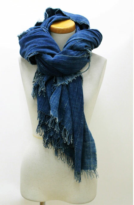 楽天市場】AFRICAN INDIGO STOLE 【アフリカンインディゴストール