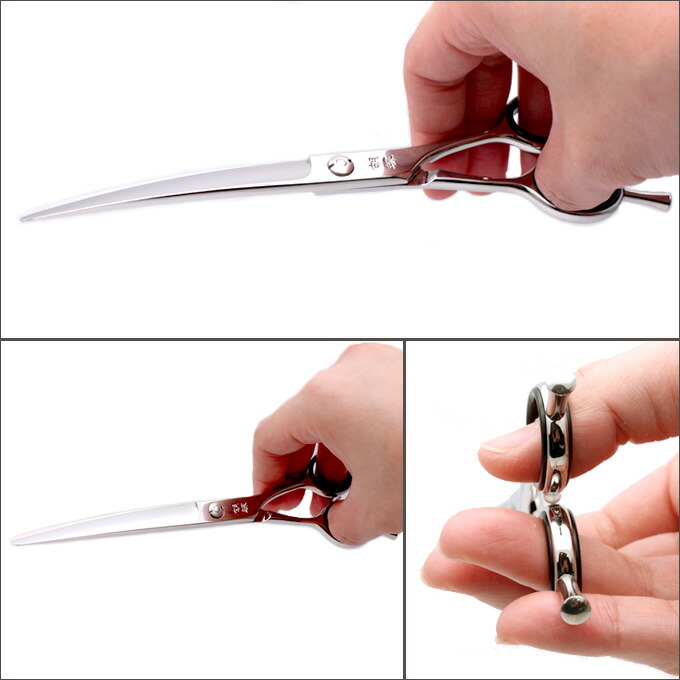 楽天市場】トリミングシザー 胡蝶 CVC-65RS（カーブシザー／6.5インチ