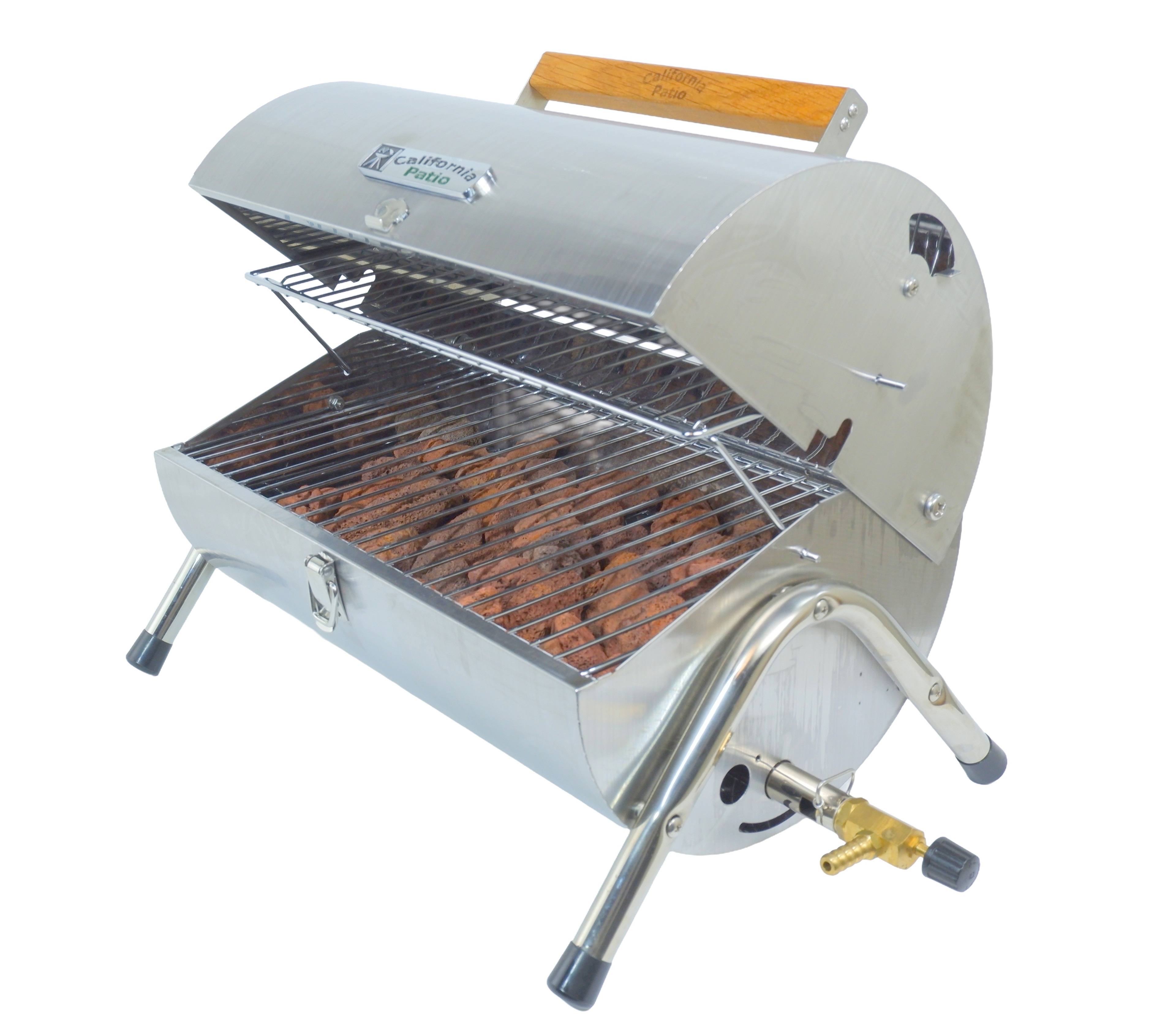 楽天市場】「屋外専用」BBQグリル LPガス溶岩石バーベキューグリル