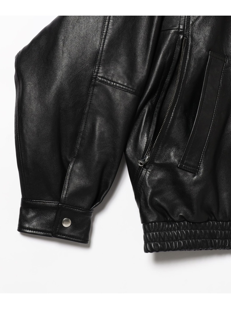 楽天市場】ワイドフィット 4ポケット レザー ブルゾン 25AW ゆったり