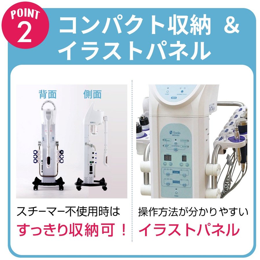 ソニアネオ4機能複合美顔機NEO408 発送可