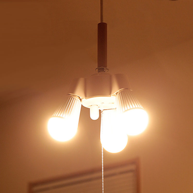 3連のペンダントライト⁂モーガルソケット ランプ 天井照明 間接照明